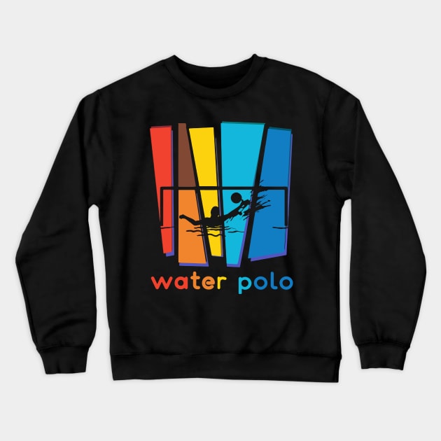 water polo Crewneck Sweatshirt by stopse rpentine